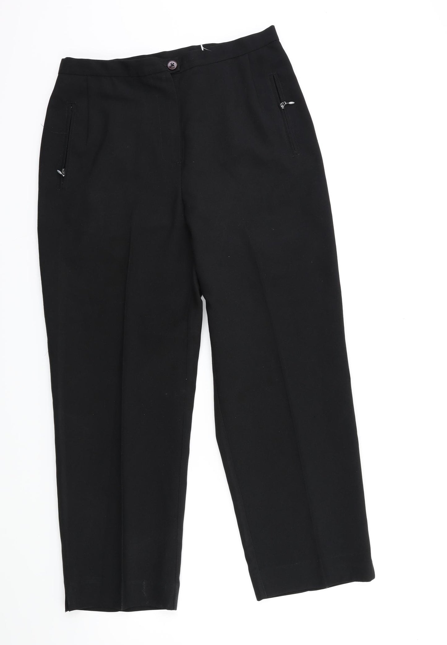 Sarah Hamilton Womens Black   Trousers  Size 12 L26 in
