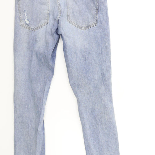 H&M Womens Blue  Denim Skinny Jeans Size 10 L28 in