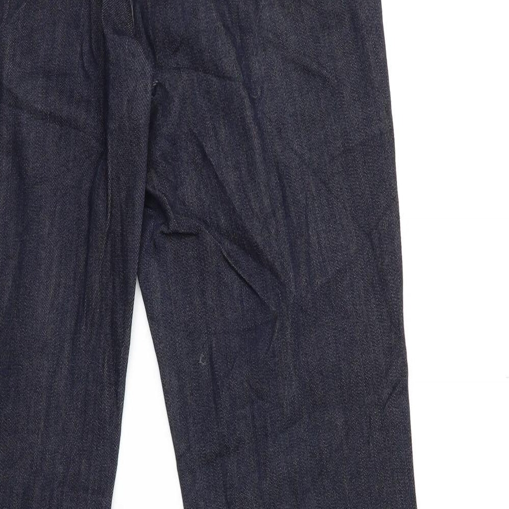 BiBA Womens Blue  Denim Flared Jeans Size 12 L32 in