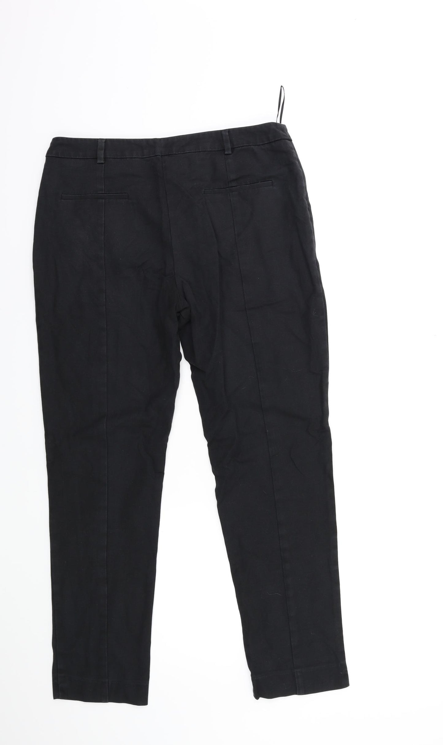 Oasis Womens Black    Trousers Size 12 L26 in