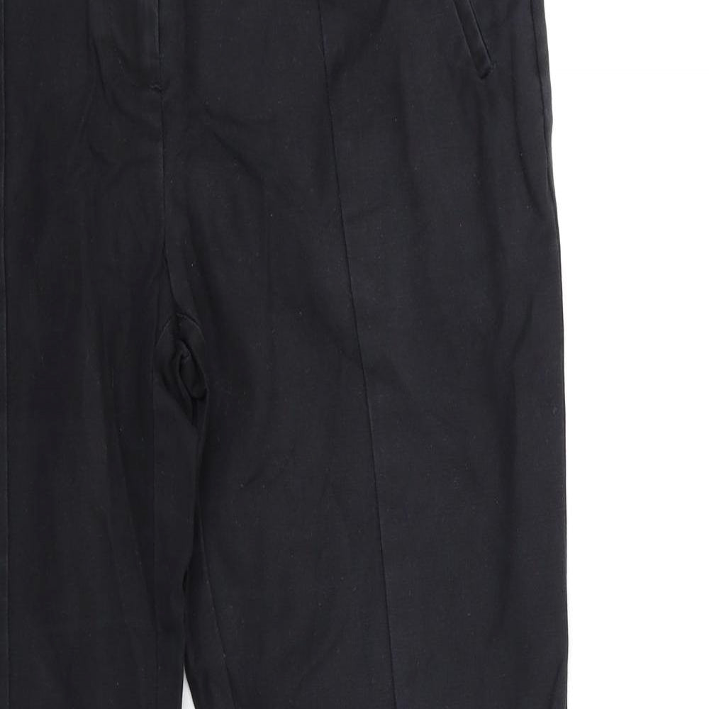 Oasis Womens Black    Trousers Size 12 L26 in
