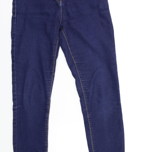 Denim & Co. Womens Blue  Denim Skinny Jeans Size 8 L29 in
