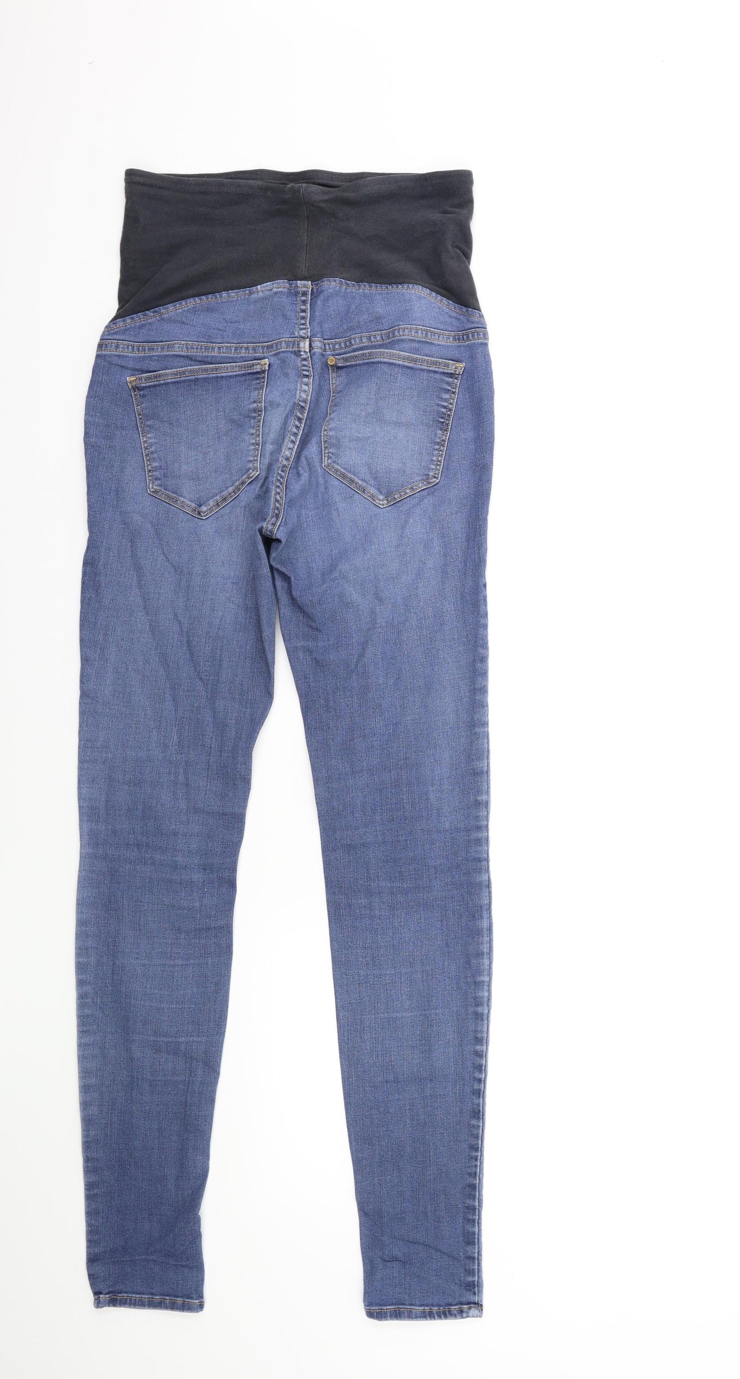 H&M Womens Blue  Denim Jegging Jeans Size 8 L29 in