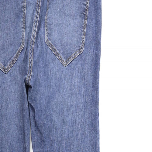 H&M Womens Blue  Denim Jegging Jeans Size 8 L29 in