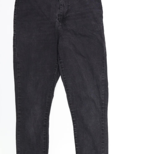Denim & Co. Womens Black  Denim Skinny Jeans Size 12 L27 in