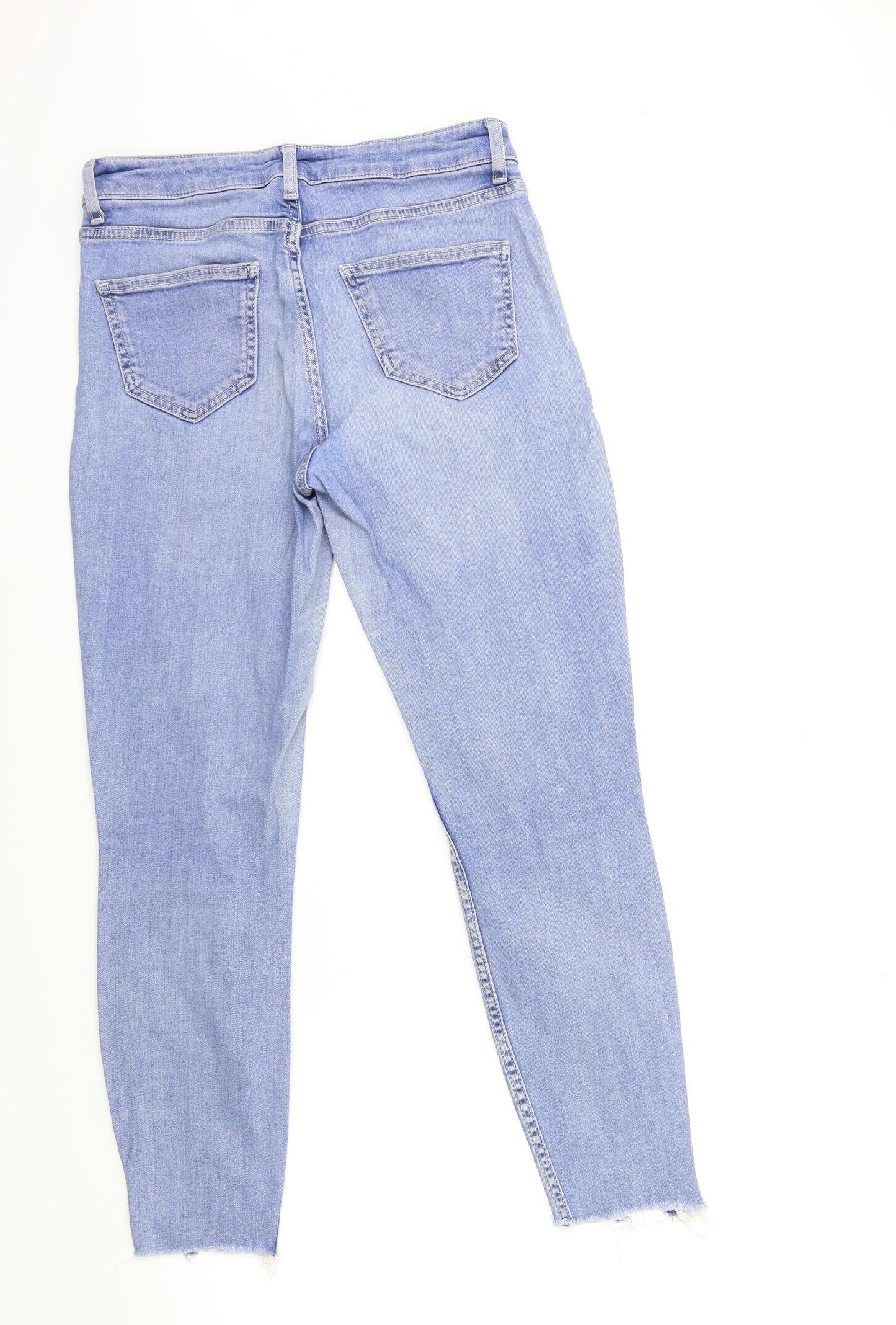New Look Womens Blue  Denim Skinny Jeans Size 10 L26 in