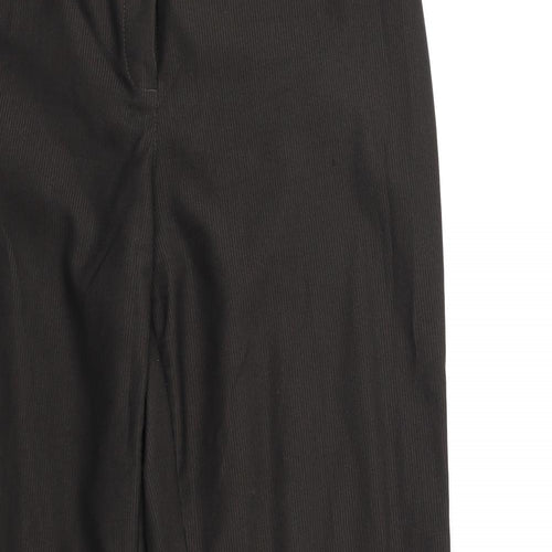 NEXT Womens Brown Striped  Trousers  Size 34 in L30 in