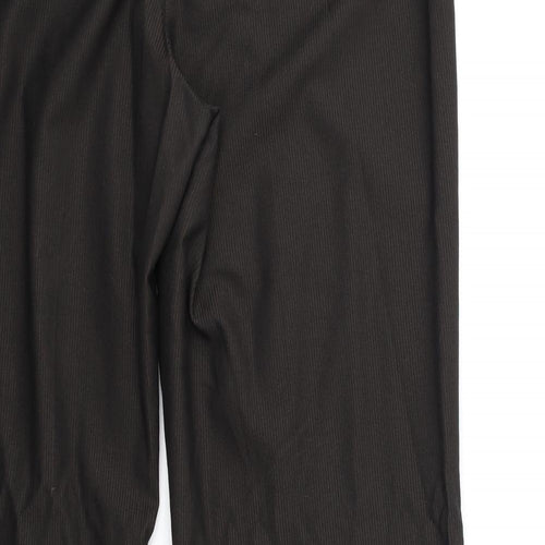 NEXT Womens Brown Striped  Trousers  Size 34 in L30 in