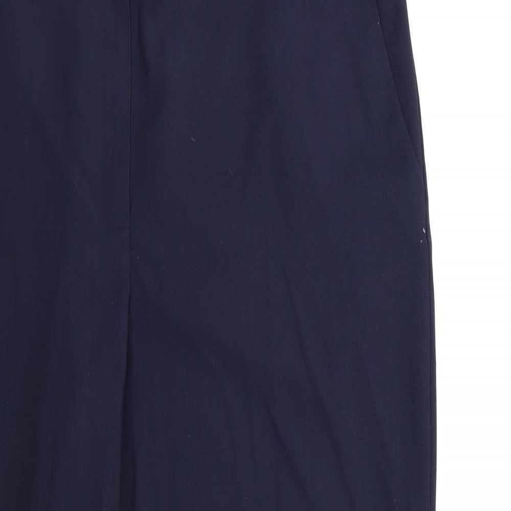 Marks and Spencer Womens Blue   Trousers  Size 14 L25 in