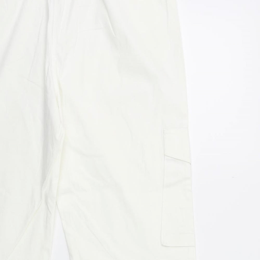 gooske Womens White   Trousers  Size 18 L29 in