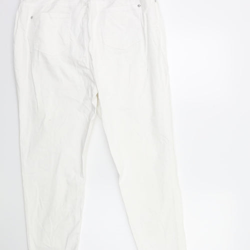 Country Casuals Womens White   Trousers  Size 18 L28 in