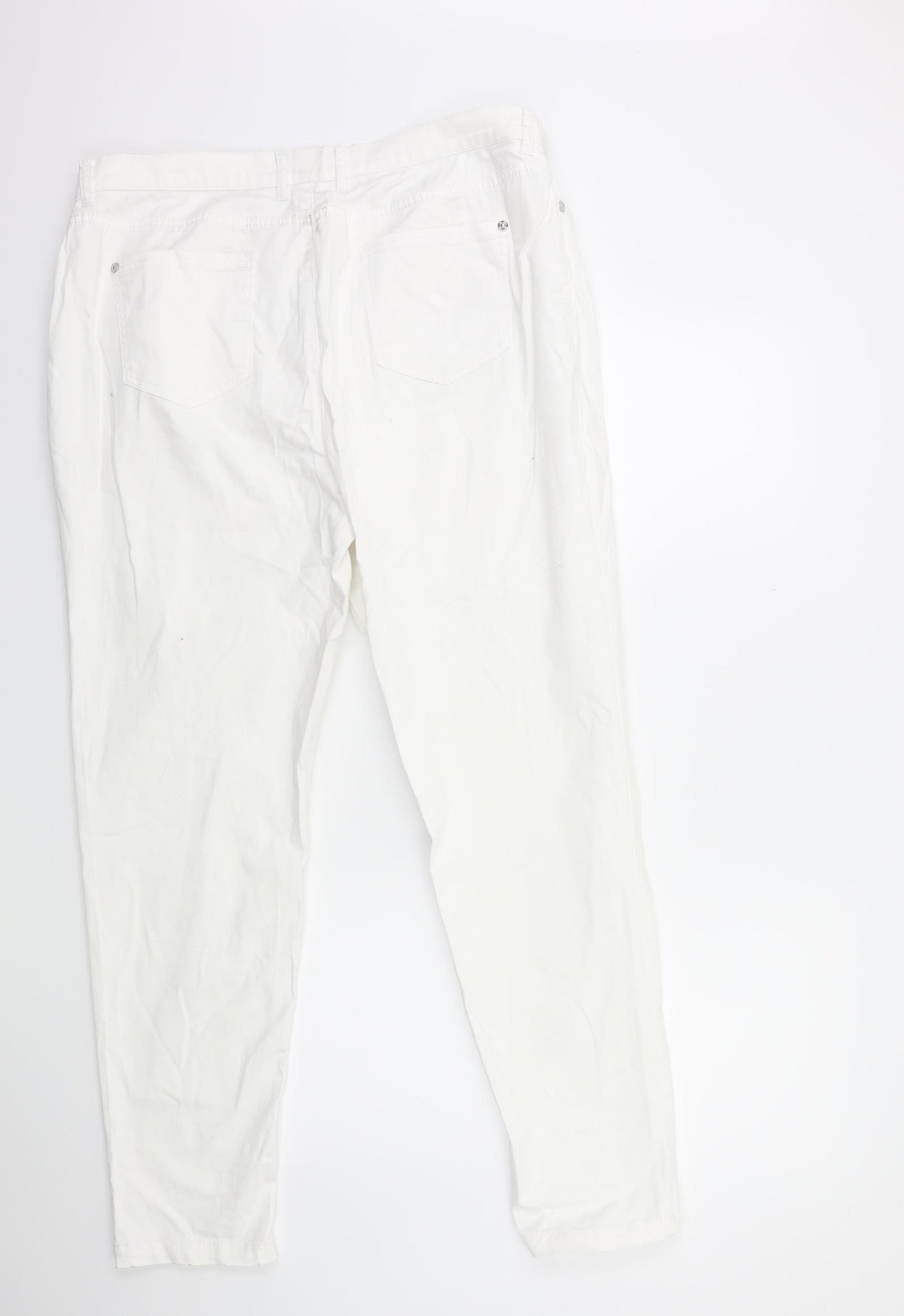 Country Casuals Womens White   Trousers  Size 18 L28 in