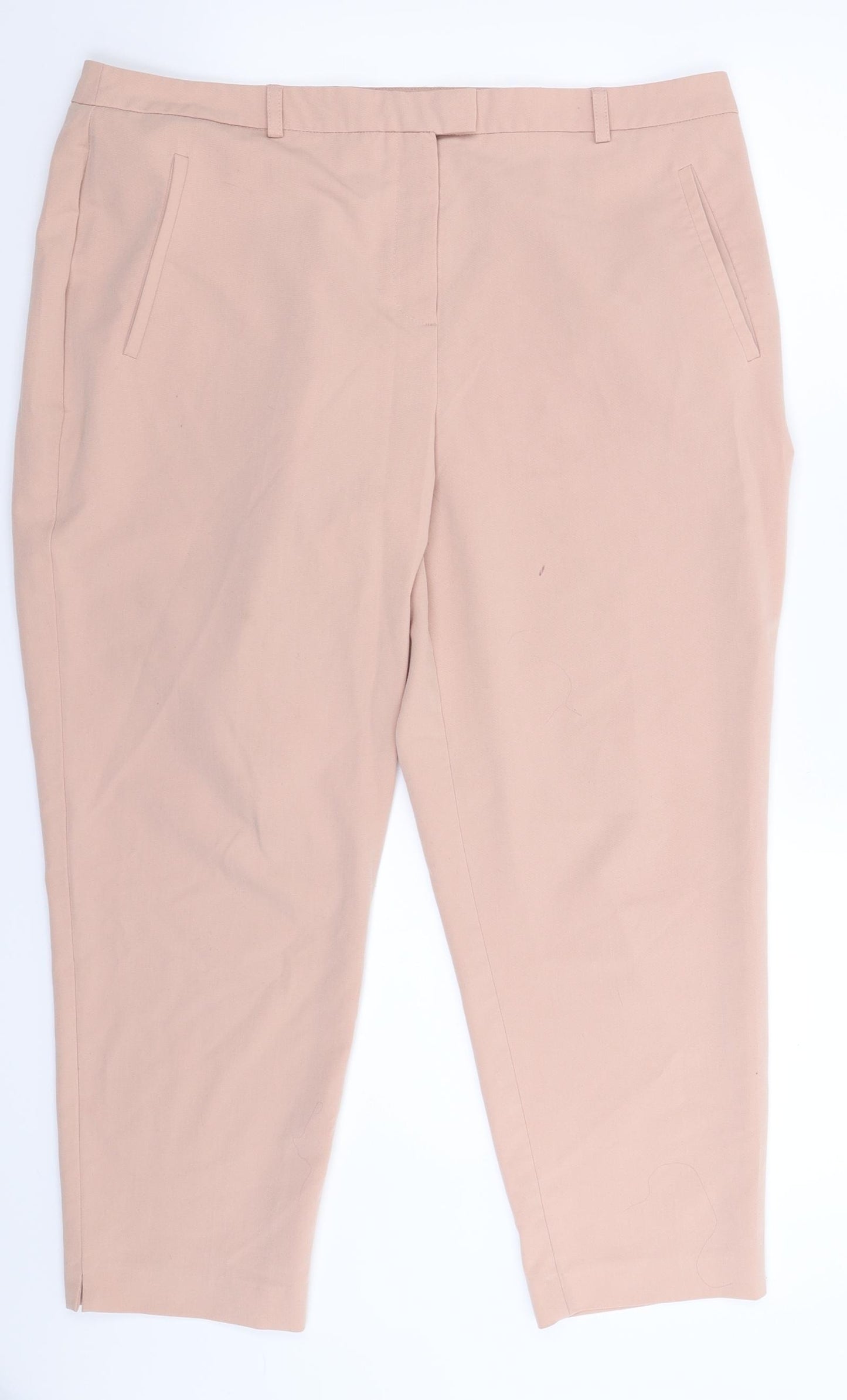 New Look Womens Pink   Trousers  Size 14 L26 in