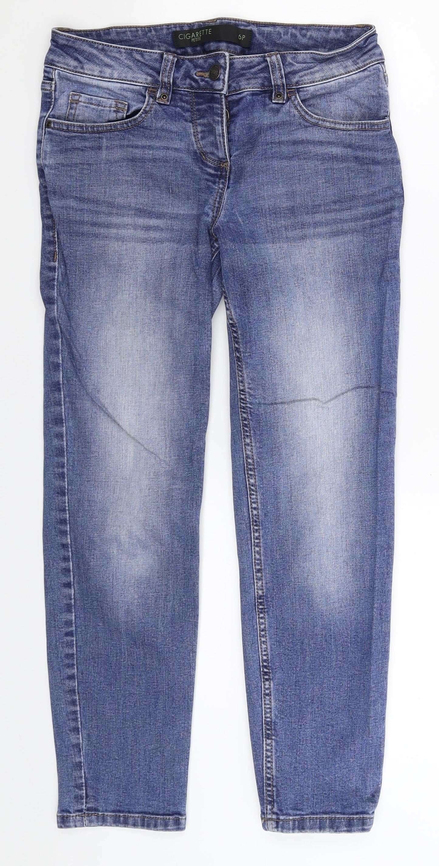 NEXT Womens Blue  Denim Skinny Jeans Size 12 L25 in