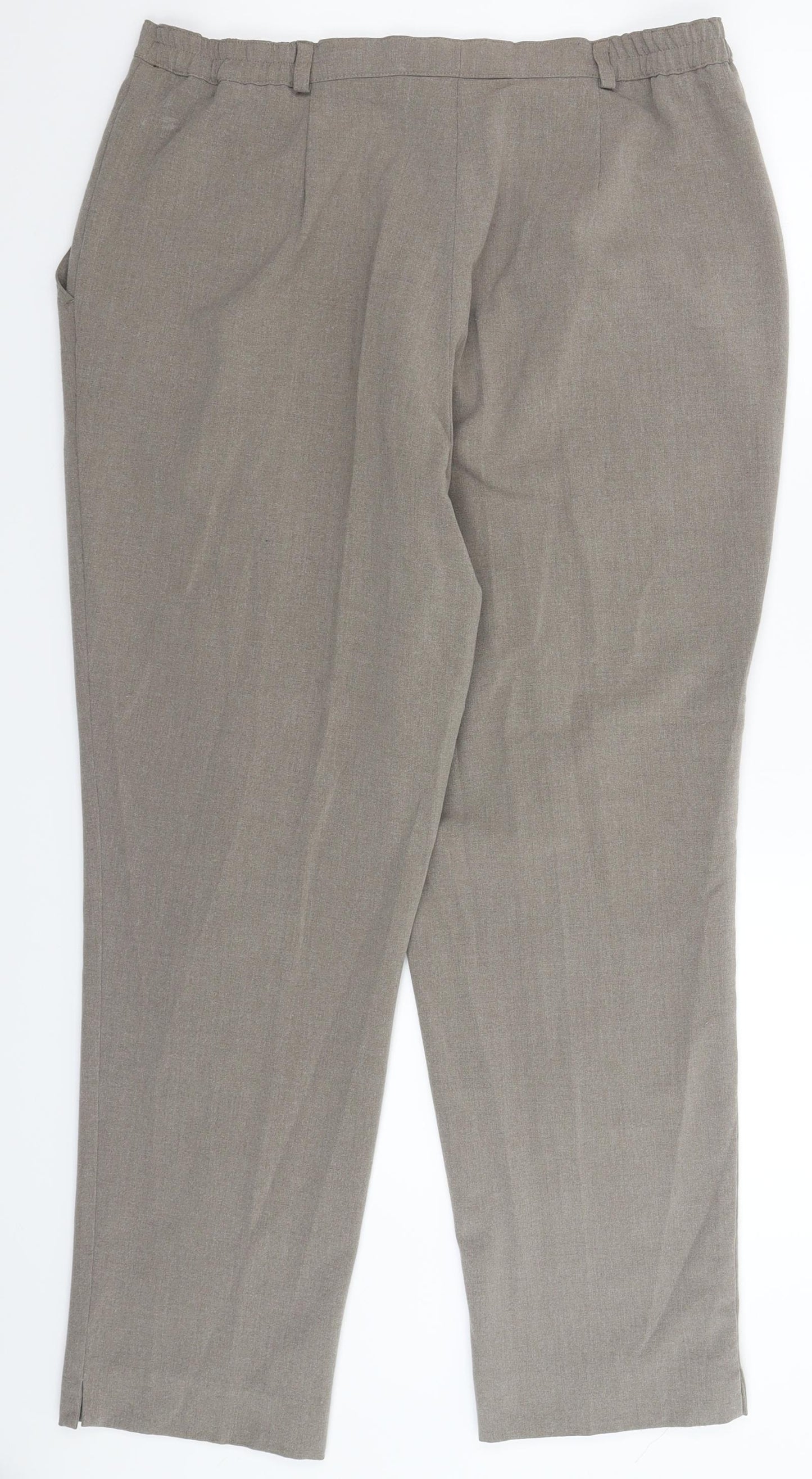 Robell Womens Grey   Trousers  Size 34 in L28 in