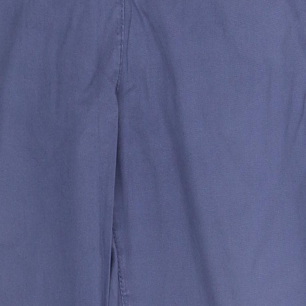 Per Una Womens Blue   Chino Trousers Size 14 L28 in