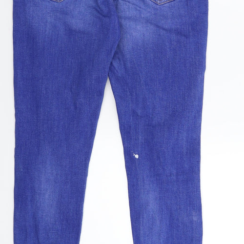Denim Co Womens Blue  Denim Skinny Jeans Size 10 L31 in