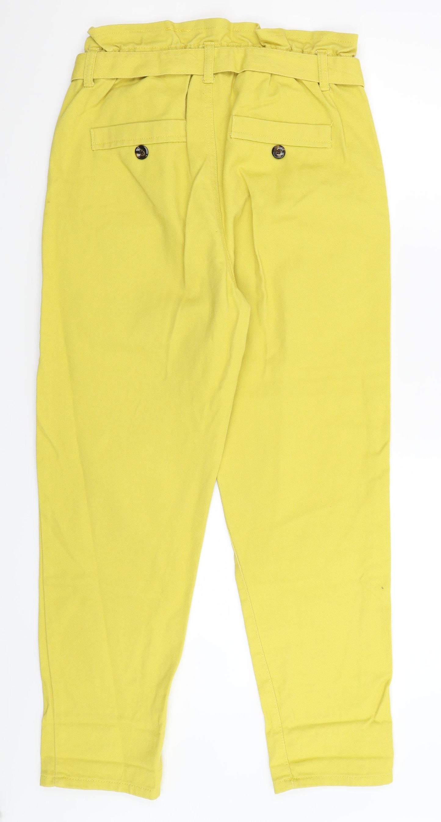 Denim Co Womens Yellow  Denim Straight Jeans Size 10 L27 in