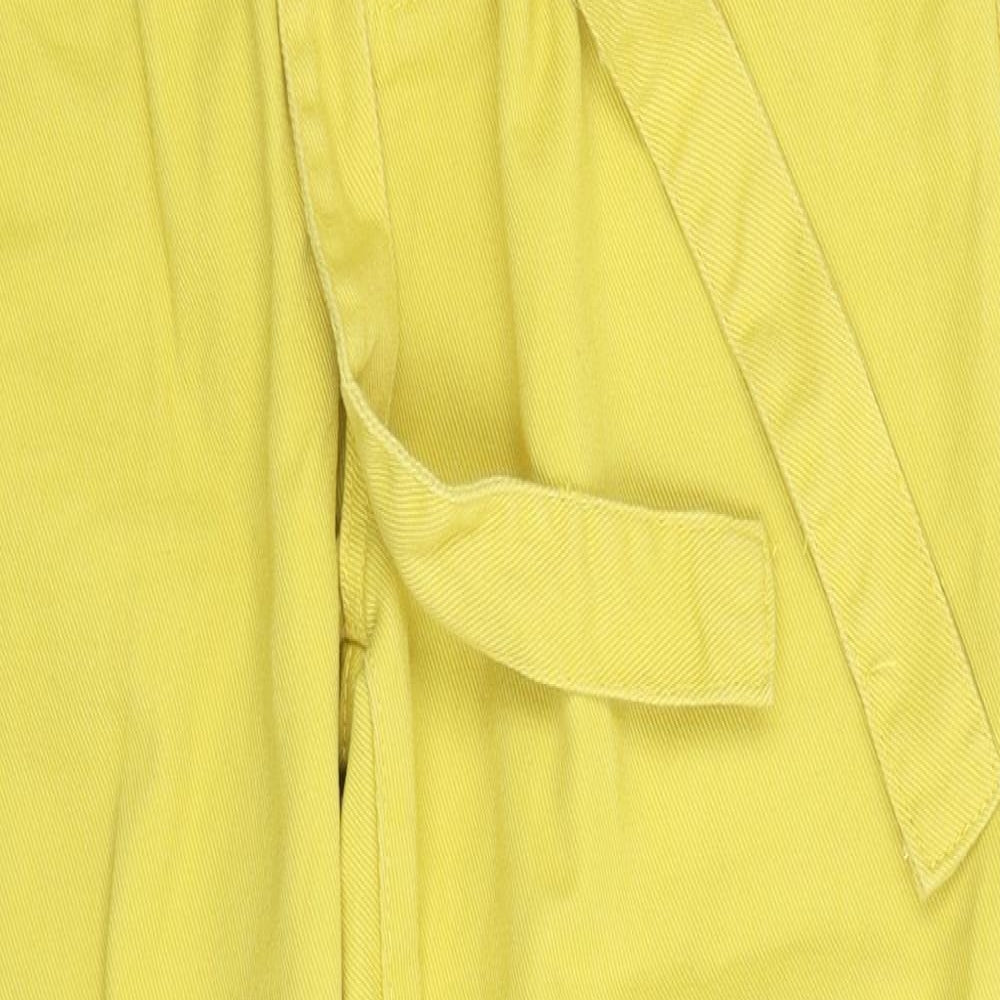 Denim Co Womens Yellow  Denim Straight Jeans Size 10 L27 in