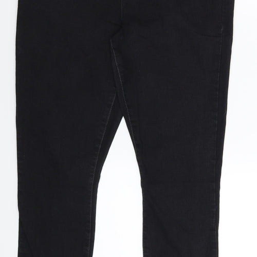 Pep&Co Womens Black  Denim Jegging Jeans Size 14 L28 in