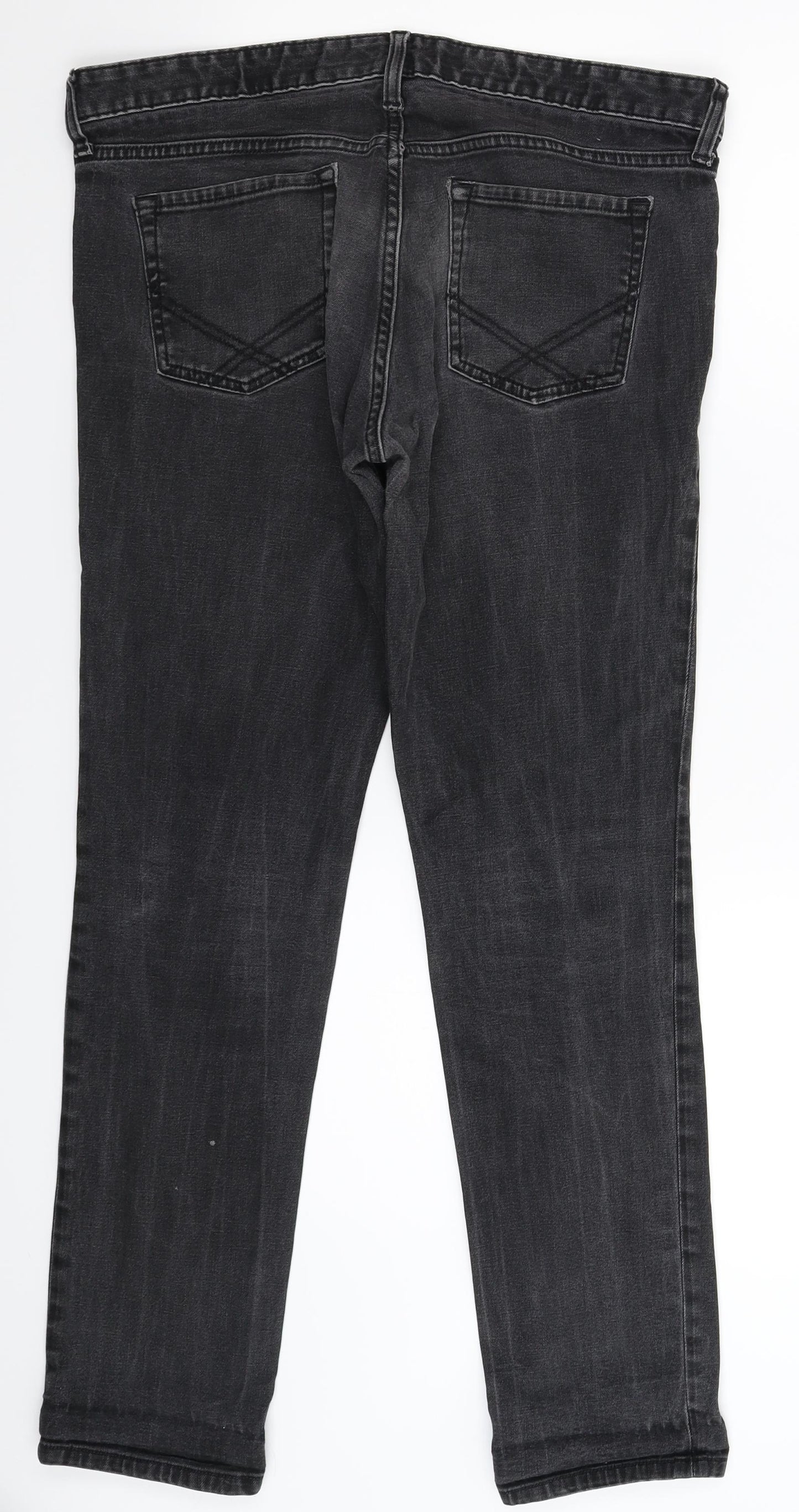 Gap Womens Black  Denim Skinny Jeans Size 14 L29 in