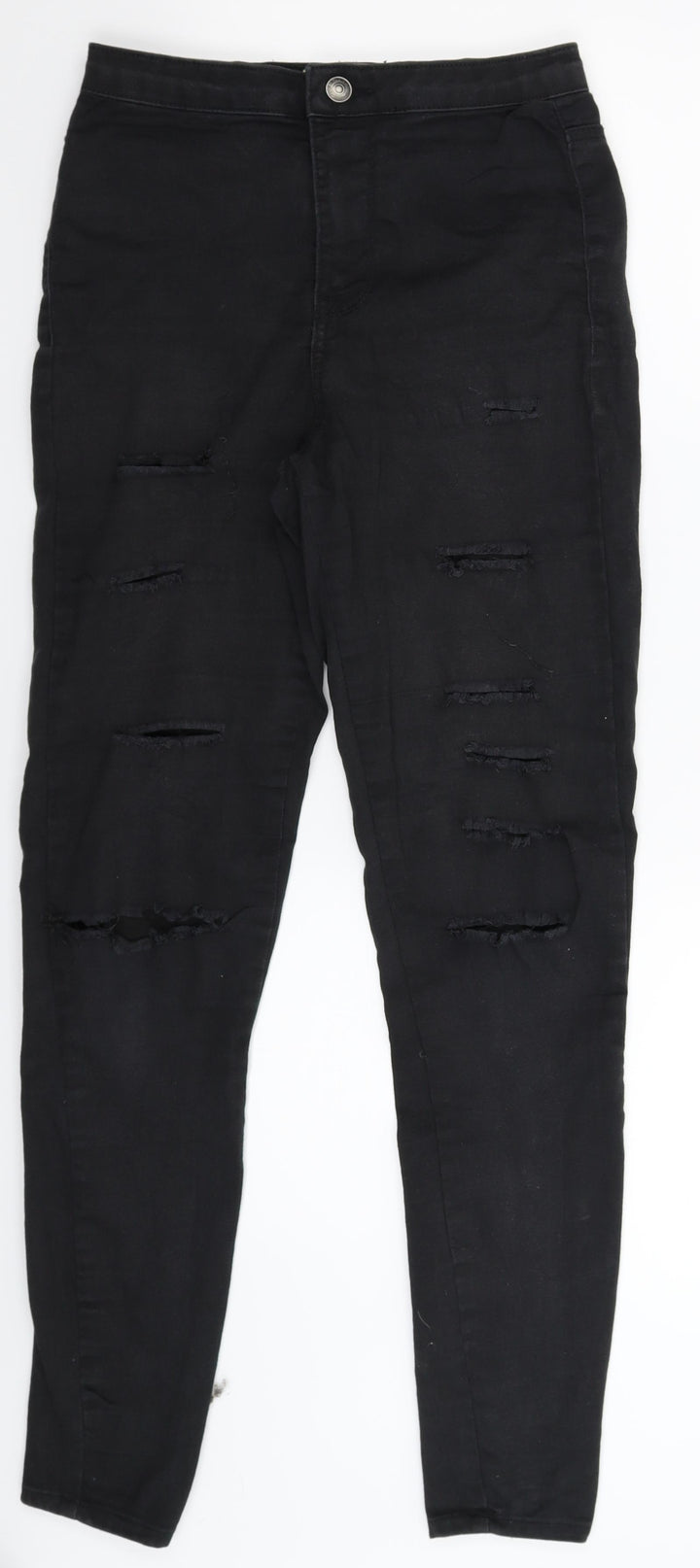 Denim Co Womens Black  Denim Jegging Jeans Size 8 L29 in