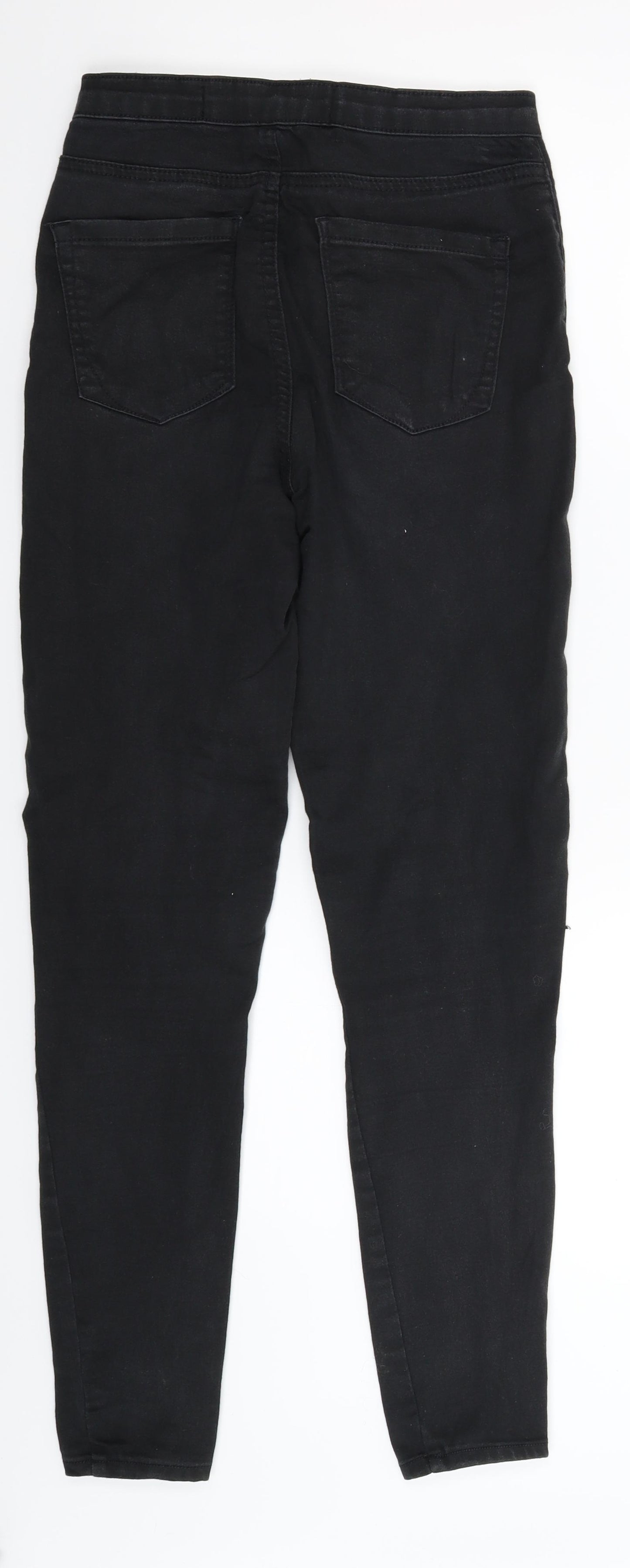 Denim Co Womens Black  Denim Jegging Jeans Size 8 L29 in