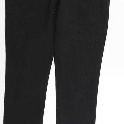 Simon Jersey Womens Grey   Dress Pants Trousers Size 8 L31 in