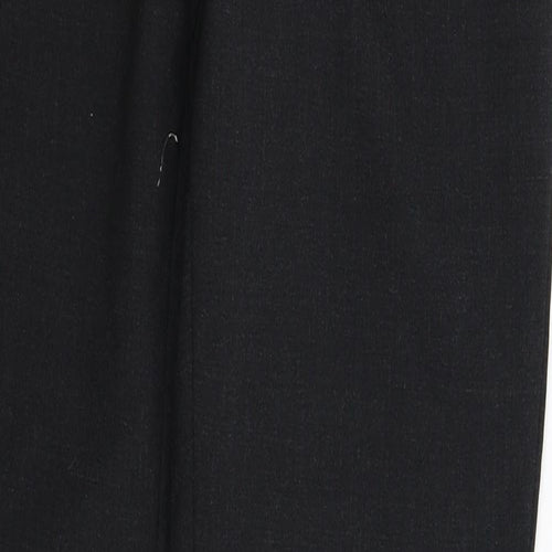 Simon Jersey Womens Grey   Dress Pants Trousers Size 8 L31 in