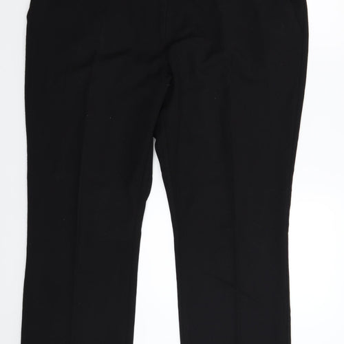 Preworn Womens Black   Trousers  Size 14 L29 in