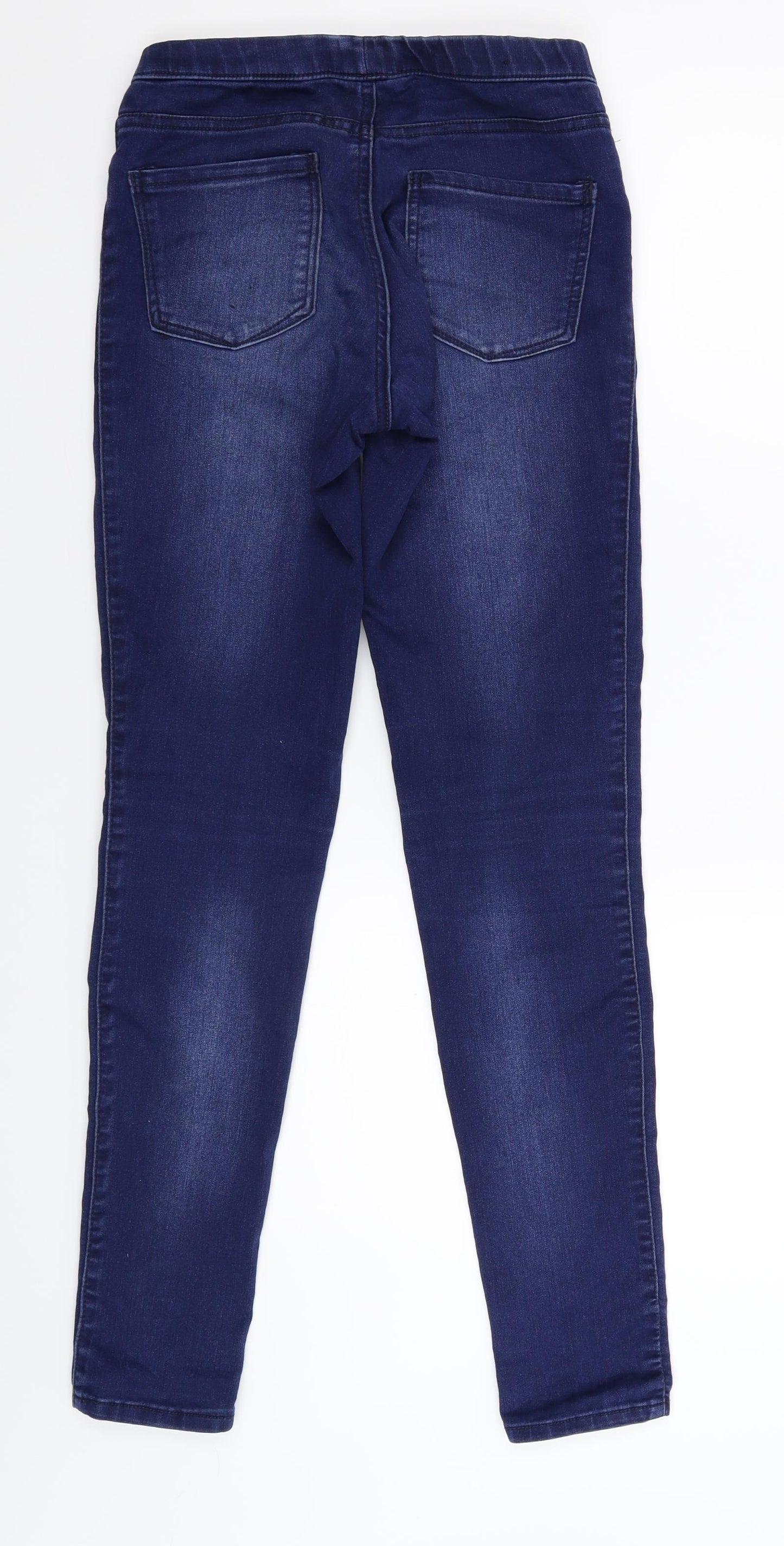 H&M Womens Blue  Denim Jegging Jeans Size 6 L29 in