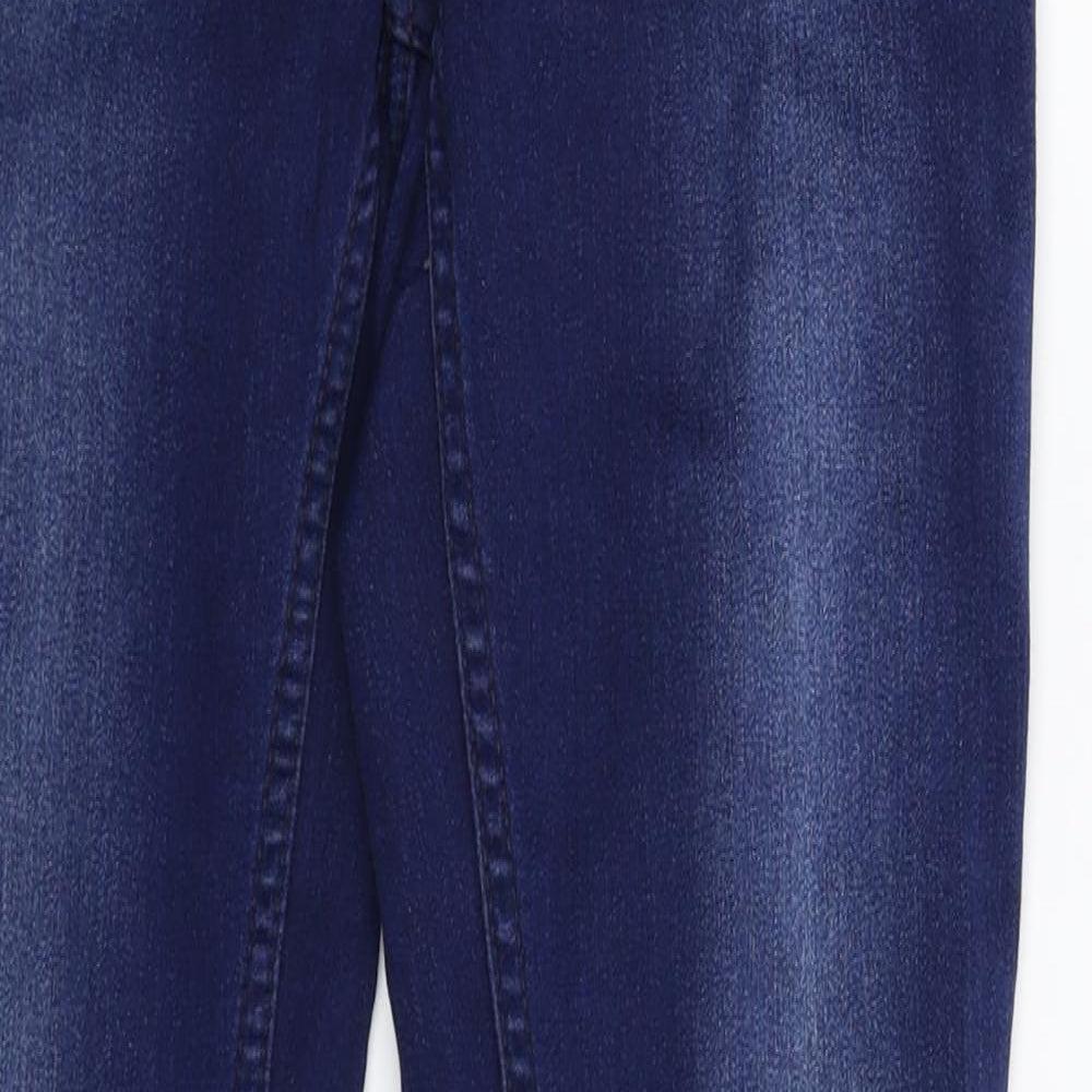 H&M Womens Blue  Denim Jegging Jeans Size 6 L29 in