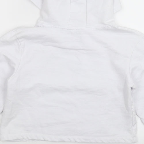 Primark Girls White   Pullover Hoodie Size 10-11 Years