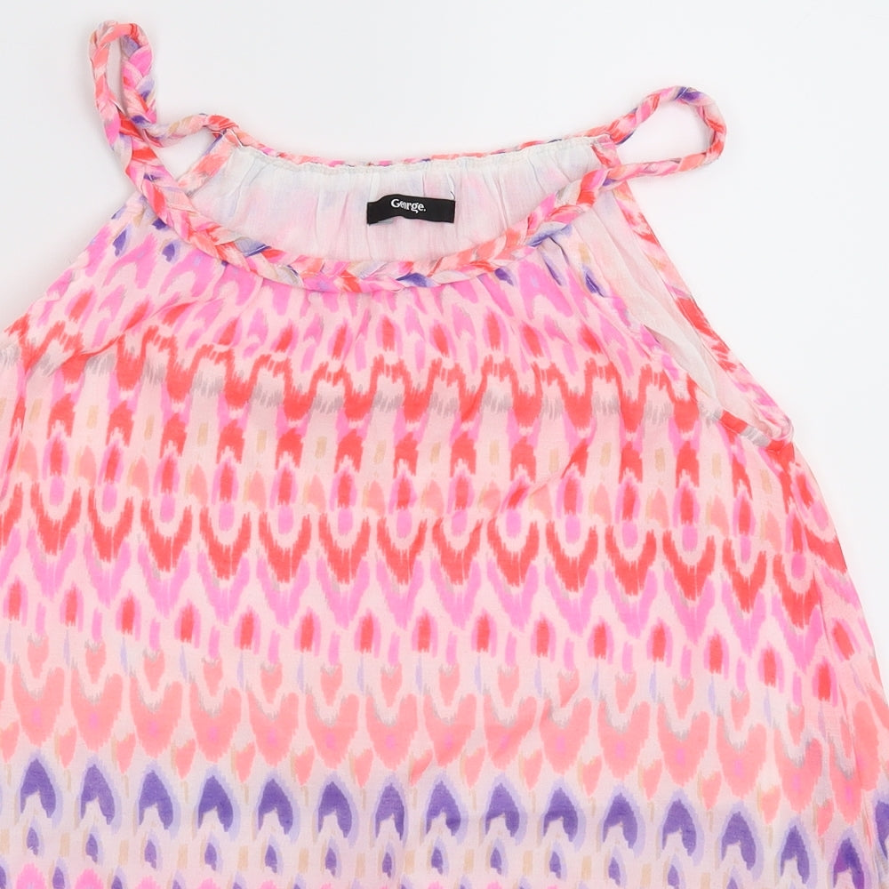 George Girls Multicoloured   Tank Dress  Size 12 Years