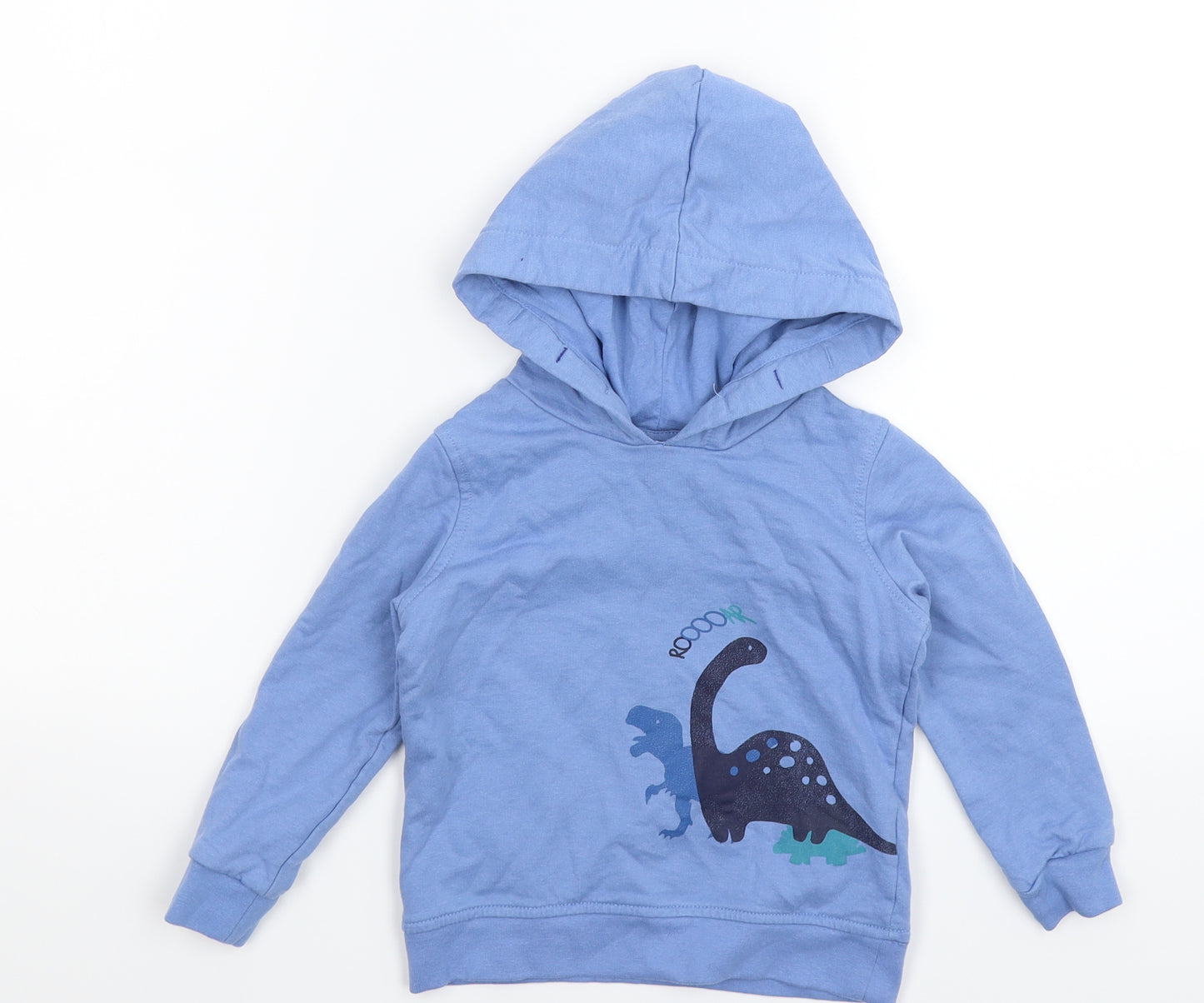 Lily & Dan Boys Blue   Pullover Hoodie Size 3-4 Years