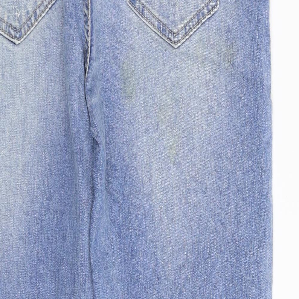 Denim Co Womens Blue  Denim Cropped Jeans Size 10 L25 in