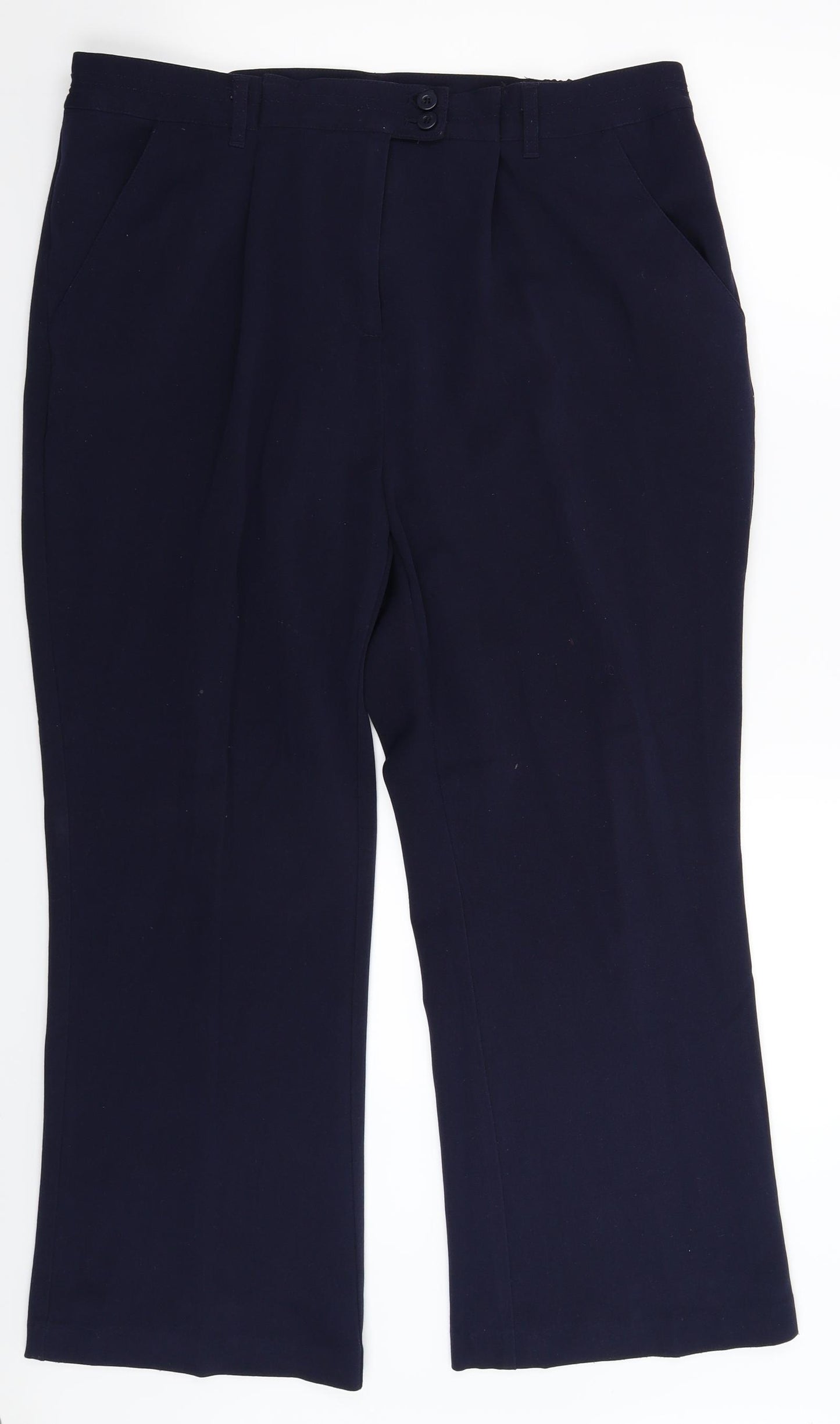 Anna Rose Womens Blue   Trousers  Size 20 L28 in
