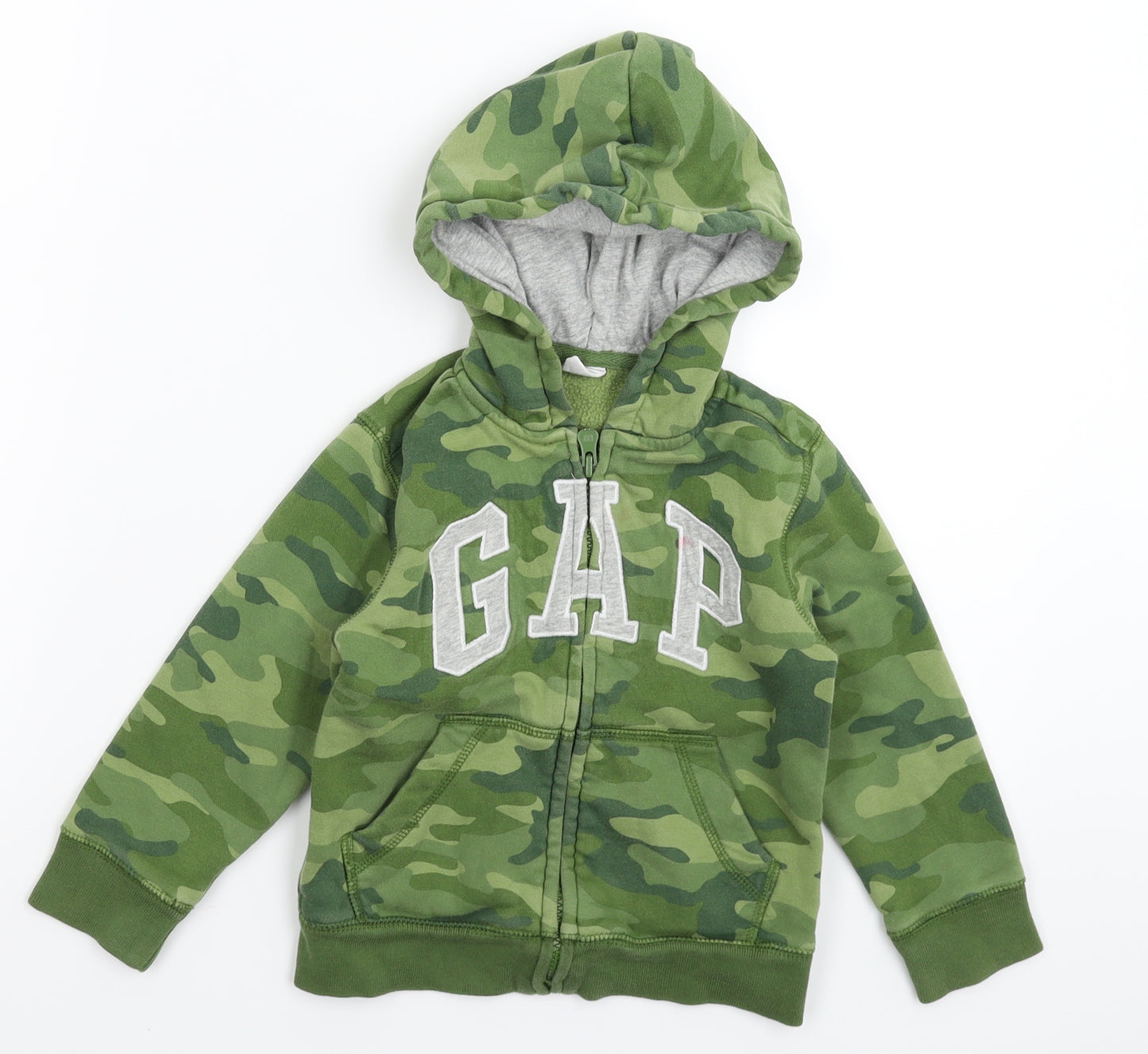 Gap Boys Multicoloured Camouflage  Full Zip Hoodie Size 3 Years