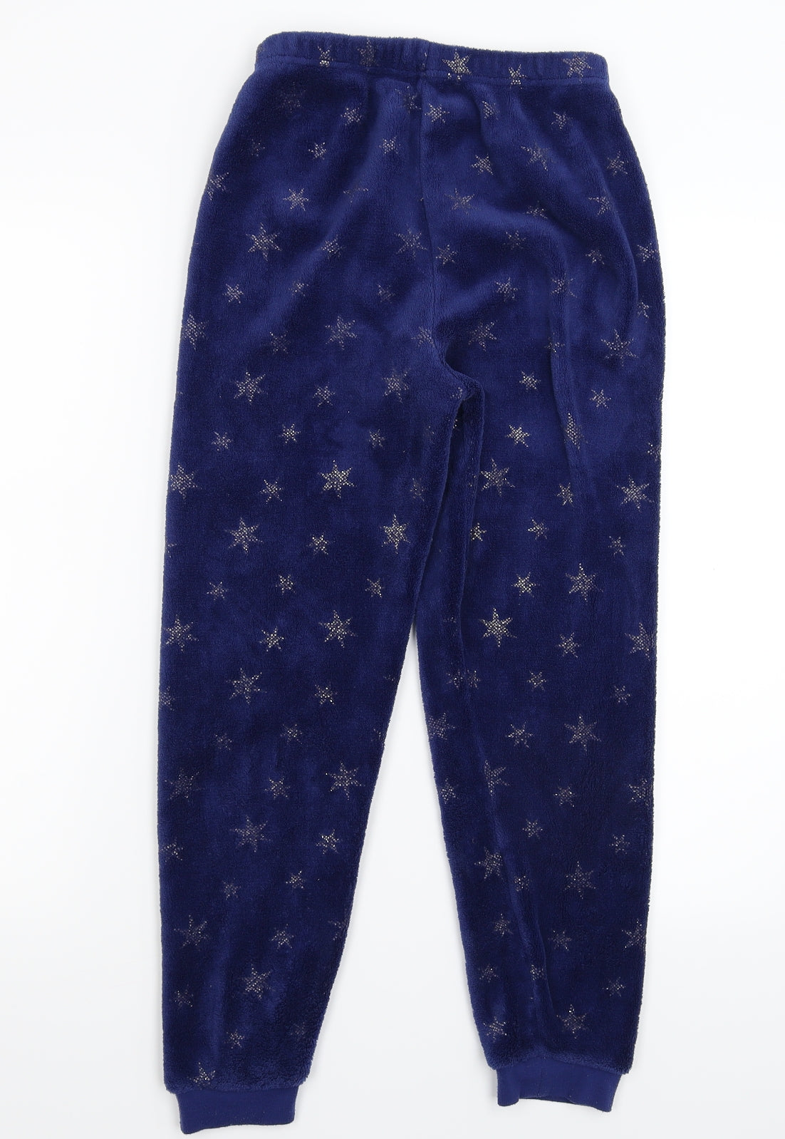 George Boys Blue Geometric Fleece  Pyjama Pants Size 10-11 Years