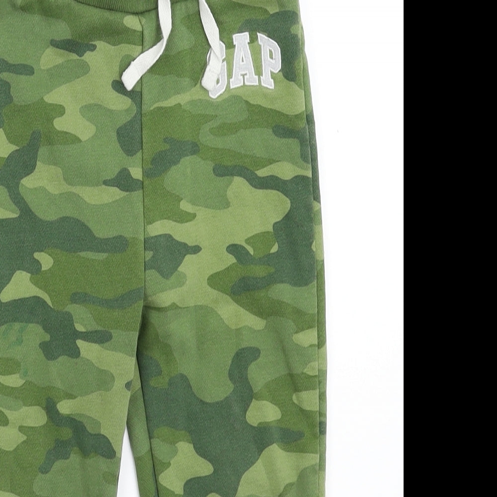 Gap Boys Multicoloured Camouflage  Sweatpants Trousers Size 3 Years