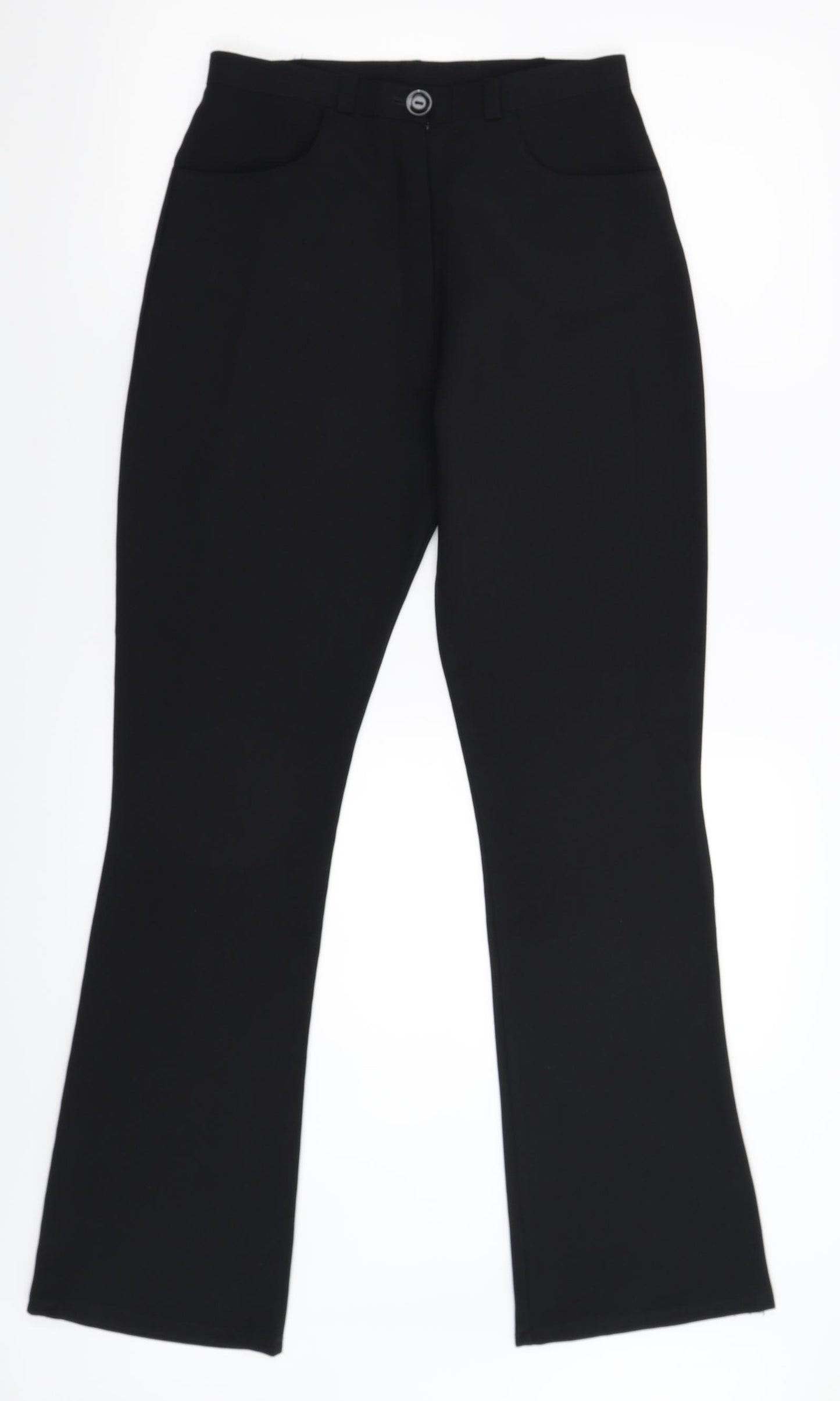 Preworn Womens Black   Trousers  Size 10 L30 in
