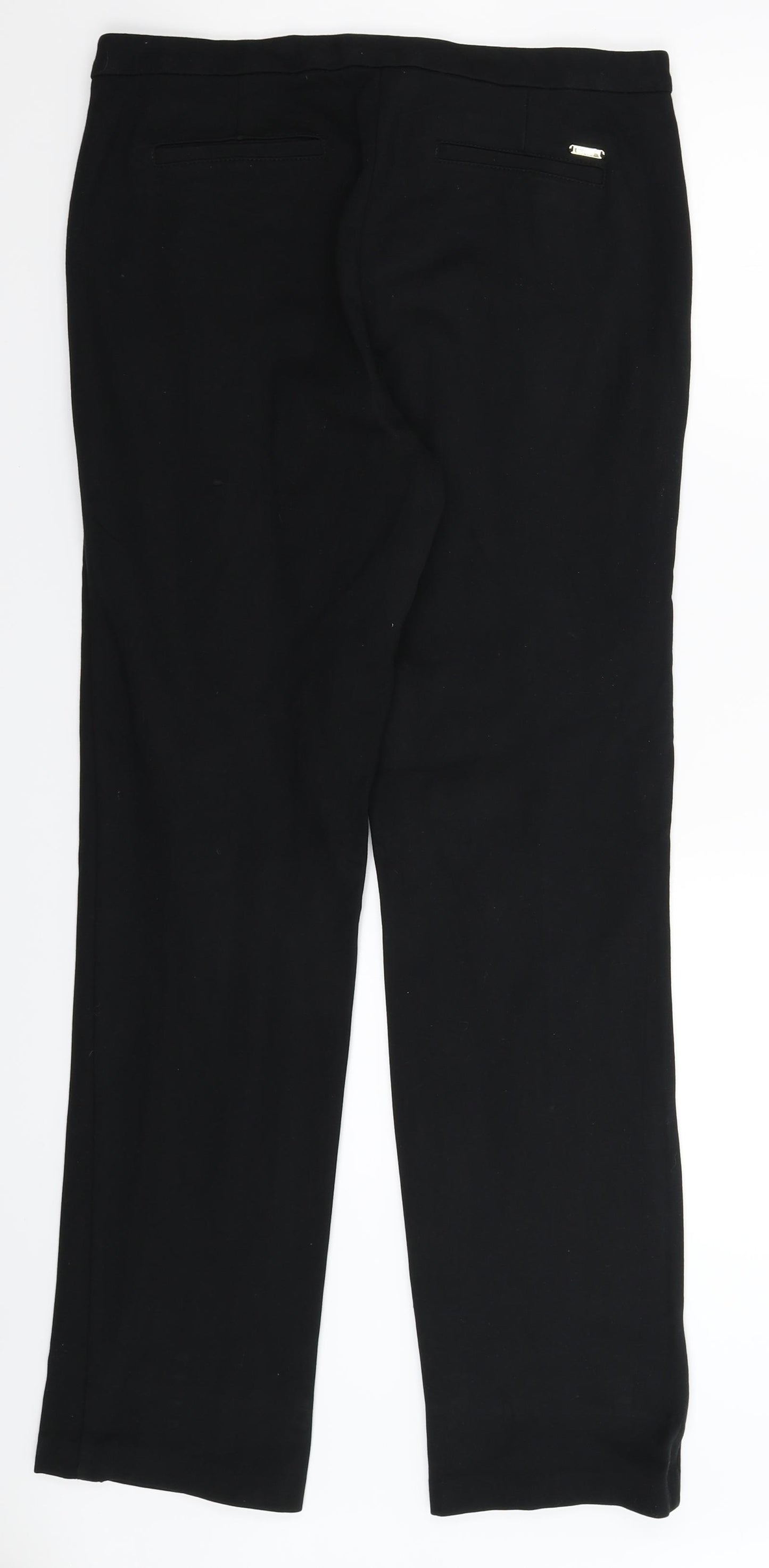 Marks and Spencer Womens Black   Trousers  Size 12 L31 in