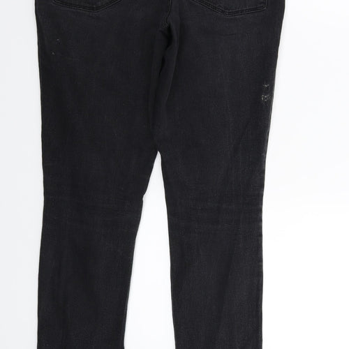 Dorothy Perkins Womens Black  Denim Skinny Jeans Size 10 L30 in