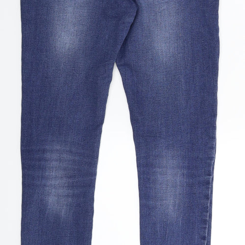 Preworn Womens Blue  Denim Skinny Jeans Size 30 in L29 in