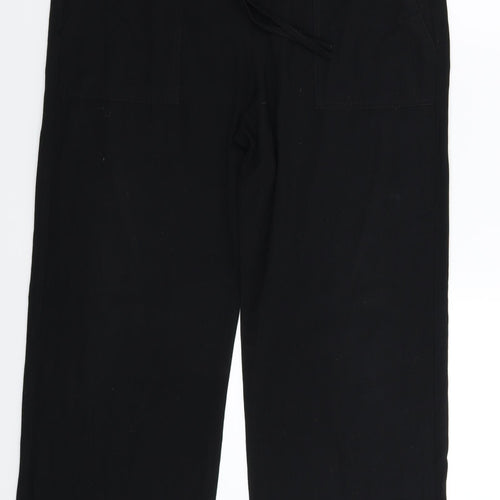 AS Design Womens Black   Trousers  Size 12 L25 in