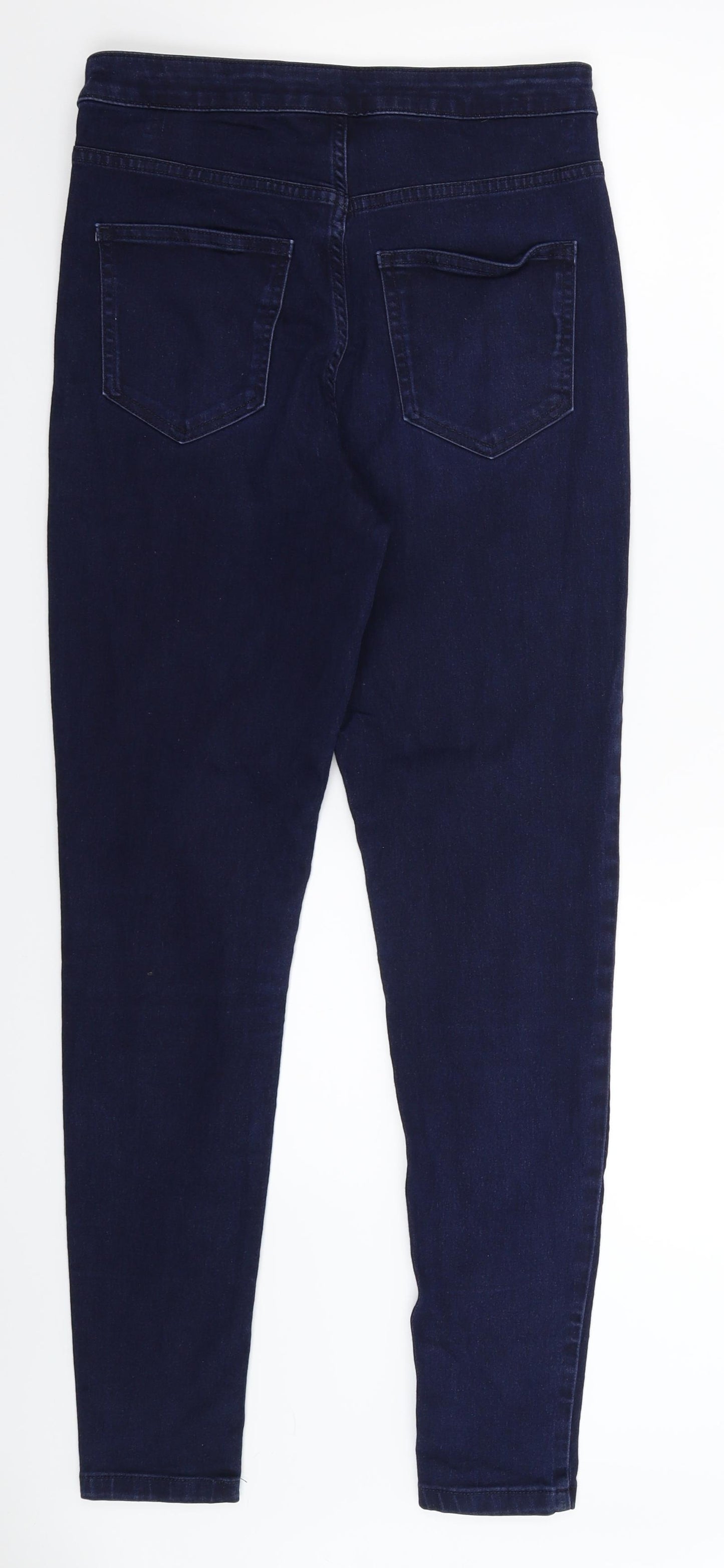 Marks and Spencer Womens Blue  Denim Skinny Jeans Size 12 L29 in