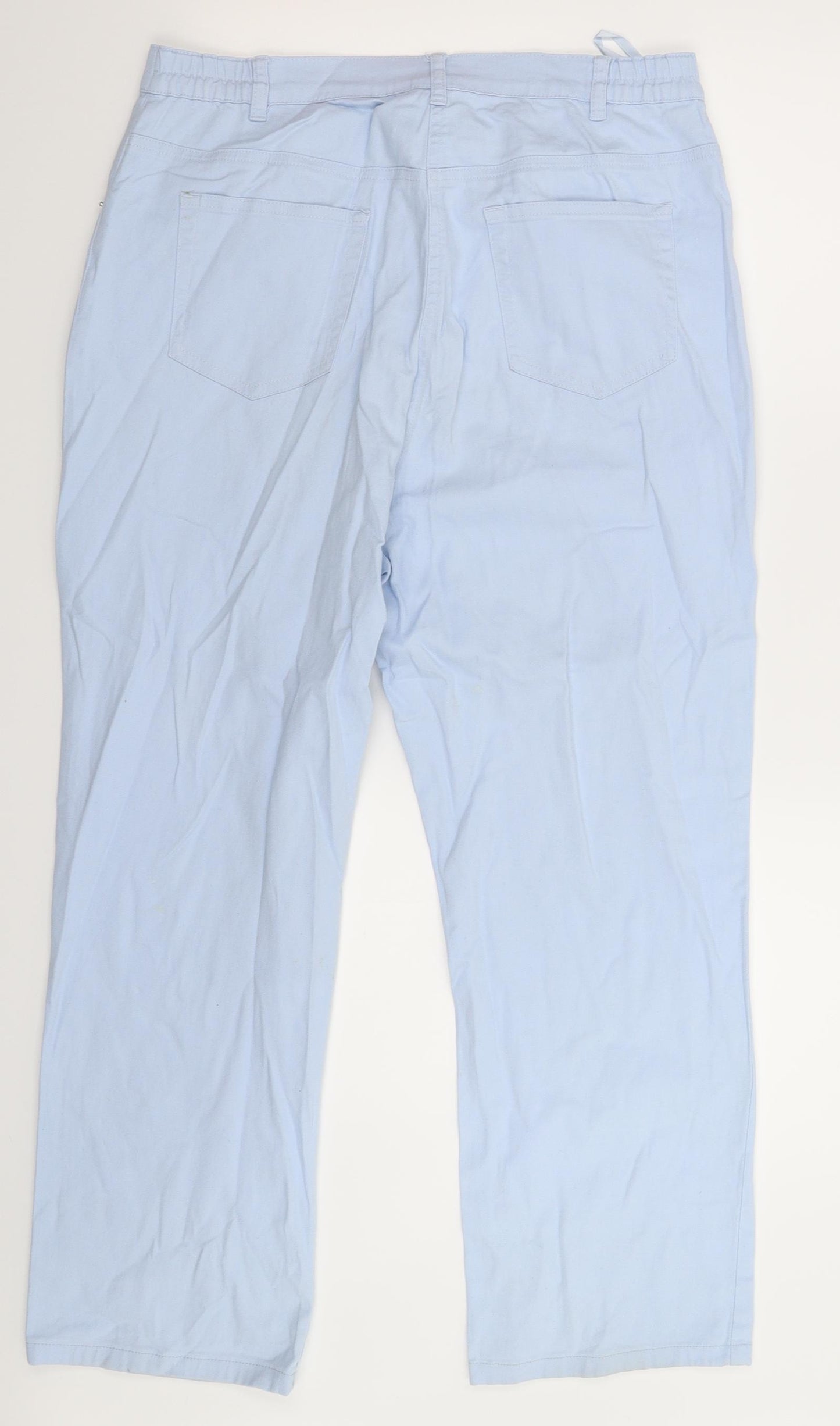 Damart Womens Blue   Trousers  Size 16 L28 in
