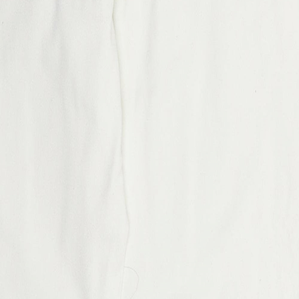 Wallis Womens White  Denim Skinny Jeans Size 10 L29 in