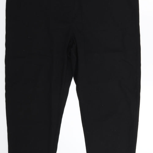 Preworn Womens Black   Trousers  Size 40 in L25 in