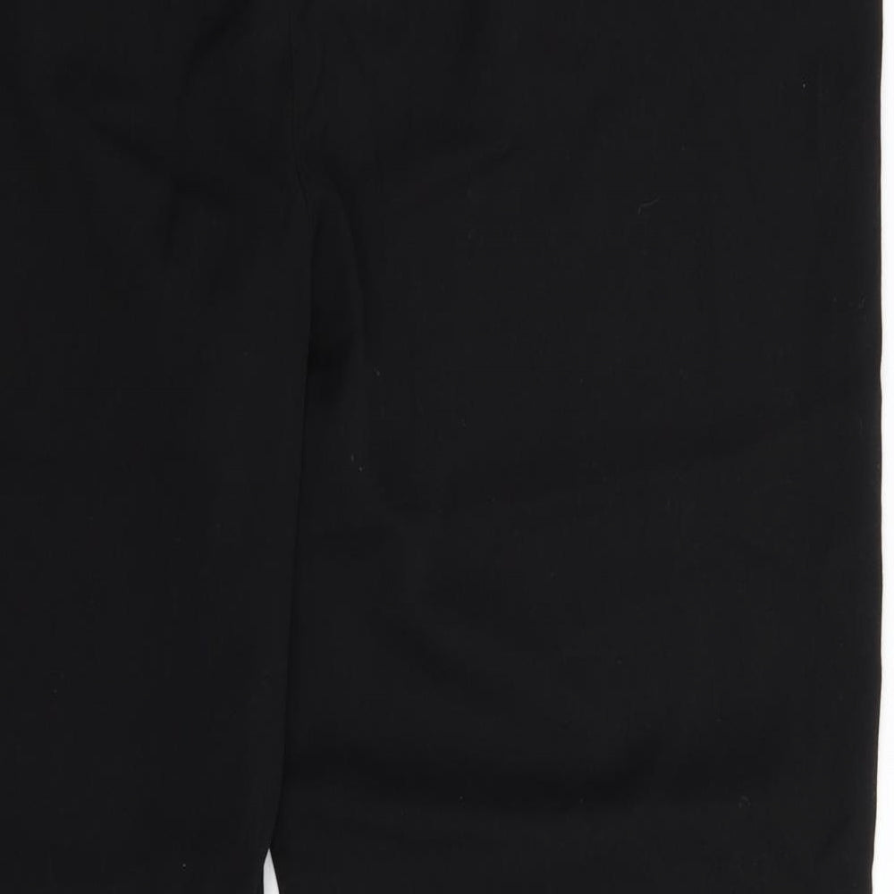 Preworn Womens Black   Trousers  Size 40 in L25 in